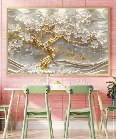 Symphony of Gold and White