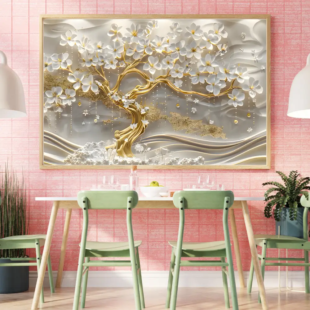 Symphony of Gold and White